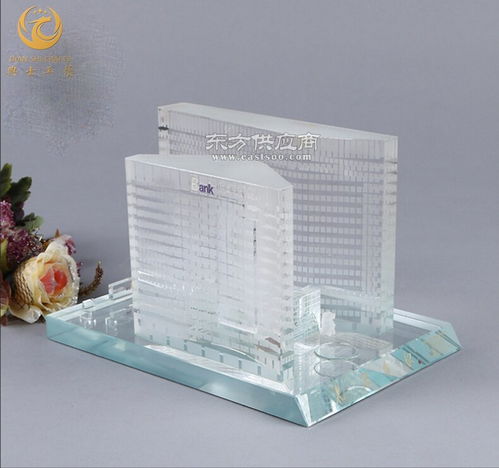樓盤(pán)開(kāi)盤(pán)儀式紀(jì)念品,地產(chǎn)公司慶典禮品定制,水晶內(nèi)雕樓模擺件